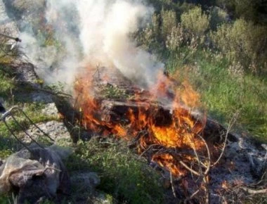 Τραγωδία στην Κύμη: Πήγε να κάψει κλαριά και απανθρακώθηκε